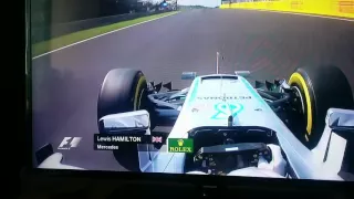 [Formula 1] Hamilton flipping off Gutierrez