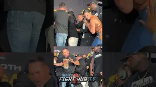 BRAWL BREAKS out at Haney vs Garcia weigh in!