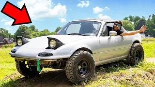 I BOUGHT A LIFTED MIATA MUD CAR!