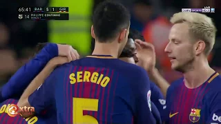 barcelona vs girona 6-1 Highlights & Goals (24/02/2018) Full screen HD