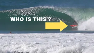 WHO IS THIS SURFER Riding a Backdoor Style Wave in Byron Bay?