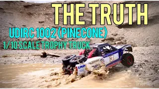 What you should know, if you want to buy a Udirc 1002 ore Pinecone 1/10 scale Trophytruck #rccar #rc