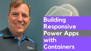 Building Responsive Canvas Power Apps Tutorial⚡ with Containers and Breakpoints Part 1 📱