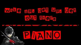 Wake Up, Get Up, Get Out There | Persona 5 | Piano