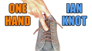 How to tie shoes one-handed using my “Ian Knot” – Professor Shoelace