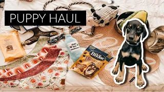 NEW PUPPY HAUL 2021 | Everything I bought for my new Doberman Pinscher puppy!