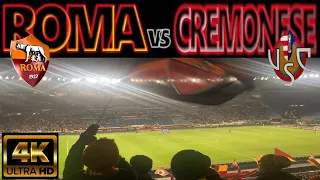 [4K] ROMA 1-2 CREMONESE｜COPPA ITALIA 2022-23 QUARTER FINAL｜01/02/2023