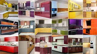 100+ Top Modular Kitchen Cabinet Colour Combination Design Ideas 2024