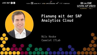 Planung mit der SAP Analytics Cloud | BI or DIE Level Up - Part III