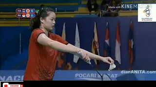 Momen Juara Ni Ketut Mahadewi/Apriyani Rahayu vs Rawinda/Puttita Final Sea Games 2019 WOMENTEAM