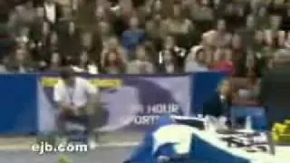 World highest jump - funny olympic accident!