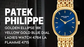 Patek Philippe Golden Ellipse 18k Yellow Gold 4764 La Flamme 4715 Review | SwissWatchExpo