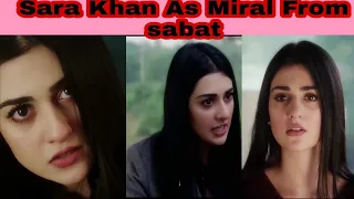 Sara khan As Miral In Drama SAbaat Best Dialogue | #short #shortvideo #youtubeshort #shorts