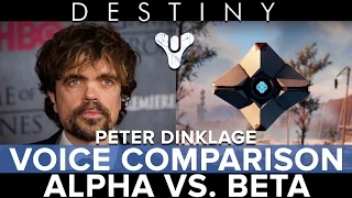 Destiny - Peter Dinklage Voice Comparison - Eurogamer