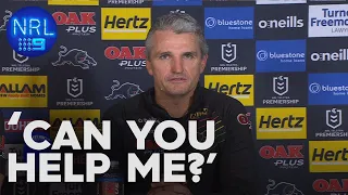 Ivan Cleary lost for words after Rabbitohs comeback win over the Panthers: NRL Presser | NRL on Nine