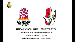 LLEIDA HANDBOL CLUB - EREINTZA BITEK