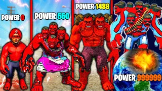 Shinchan Become The STRONGEST RED HULK EVER In GTA 5!
