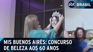 Aos 60 anos, modelo argentina pode virar candidata ao Miss Universo | SBT Brasil (25/04/24)