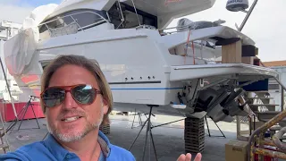 Bavaria Virtess 420 flybridge powerboat Arrival sneak peak video showing you how these yachts arrive