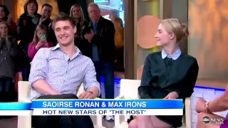 Max and Saoirse's interview on GMA