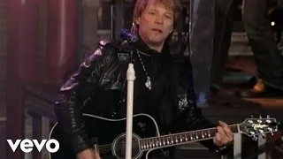 Bon Jovi - Wanted Dead Or Alive (Live on Letterman)