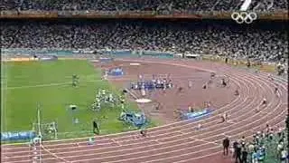 Athens 2004 Mens 4x400m relay final