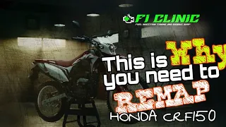 THIS IS WHY YOU NEED TO REMAP / Honda CRF 150 / ECU REMAP