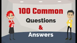 100 Common Questions and Answers | Learn English Hamza Classroom | Common Daily Expressions