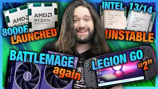 HW News - Unstable Intel CPUs, New Ryzen CPUs, Legion Go "2," RGB Light Staining GPUs