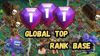 Top Legend Base With Link! Anti Root Rider Th16 Base! Th16 Best Legend League Base