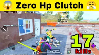 0 hp clutch in pubg lite || pubg lite gameplay | 17 kills | 0 HP 1vs4 Clutch😱 | pubg lite 1vs4