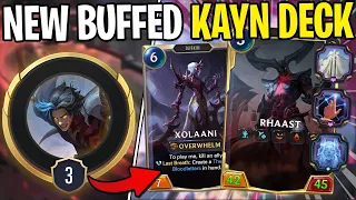 The NEW Buffed Kayn is... Actually INSANE? - Legends of Runeterra