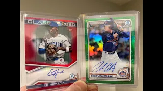 RECAP! 2020 Bowman Draft 3 Case (2 Jumbo / 1 Super) Player Break 3/26/21