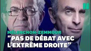 Le débat entre Jean-Luc Mélenchon et Éric Zemmour crispe la gauche