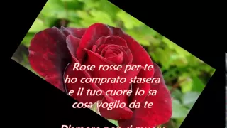 massimo ranieri rose rosse testo