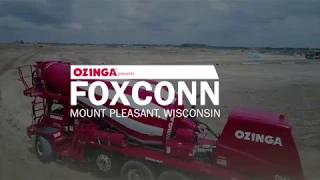 Foxconn Wisconsin: Over 300 Yards of Concrete Poured in First Week