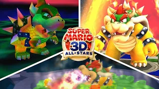 Super Mario 3D All-Stars: All Final Bosses and Endings (All Bowser Levels)