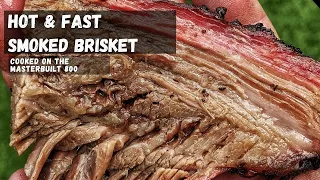 Smoked Brisket On The Masterbuilt 800 | Perfect Smoked Brisket Hot & Fast