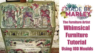 Whimsical Furniture Tutorial using IOD Moulds