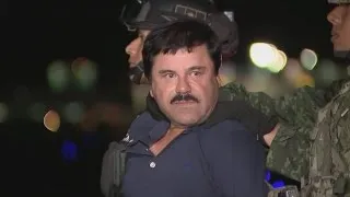 Autoridades muestran a Joaquín "El Chapo" Guzmán luego de su recaptura