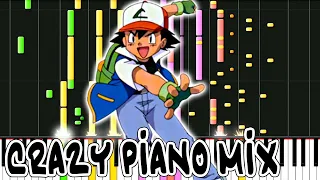 Crazy Piano Mix! POKÉMON Anime Main Theme [America OP 1]