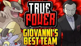 WHAT IS GIOVANNI'S BEST POSSIBLE TEAM!? Giovanni's Evolution In The Pokémon Games [TRUE POWER]