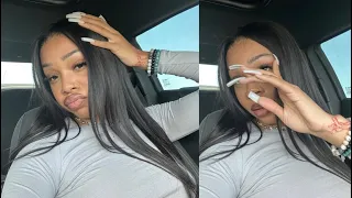 hair vlog: perfect no baby hair wig install | it’s giving scalp | ft. myfirstwig