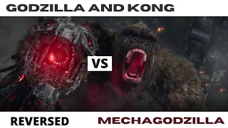 Godzilla and Kong VS MechaGodzilla | REVERSED | Full HD 1080p