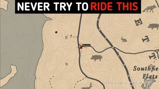 The Only Rare Horse That Will Kick You Until You Die If You Try To Ride Or Tame It - RDR2