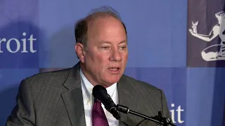 Detroit Mayor Duggan holds news conference on Oct. 22, 2019