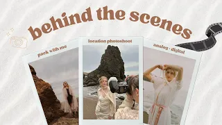 Fashion Shoot BTS✿  Packing my camera bag + beach photo shoot Vlog
