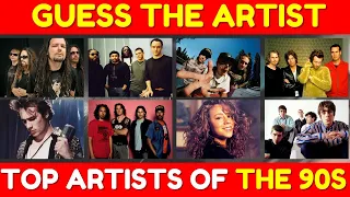 🌟 Can You Guess These Top Artists from the 90s? | Ultimate Music Challenge 🎸🎤