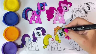 How to Draw and Color My Little Pony | Hasbro | Pinkie Pie | Rainbow Dash | Twilight Sparkle