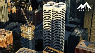 The world's most hardcore way of building a Minecraft Skyscraper